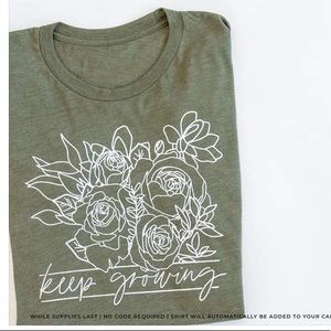 Pink Lily “Keep Growing” T-shirt